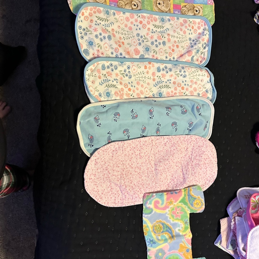 Colorful Baby Burp Cloths Set